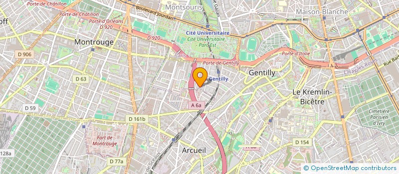 localisation de l'entreprise MADAME MATILDE MATILDE CATTO  GENTILLY