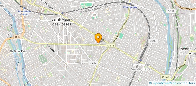 localisation de l'entreprise MADAME MATILDE ROJAS CALVO à SAINT-MAUR-DES-FOSSES