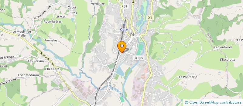 localisation de l'entreprise MADAME MATINA KILIMTETOU  OBJAT