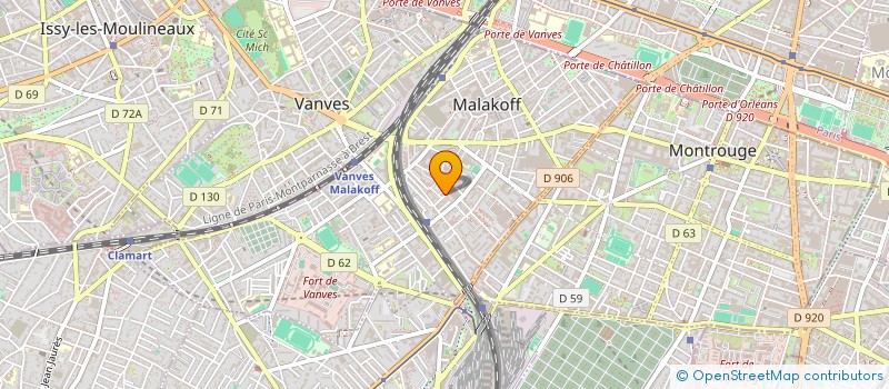 localisation de l'entreprise MADAME MATINDJE DIABY  MALAKOFF