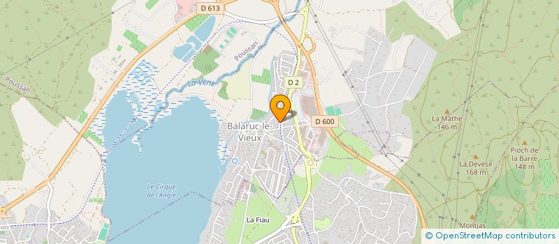 localisation de l'entreprise MADAME MATIO RUTH M'BONGO  BALARUC-LE-VIEUX