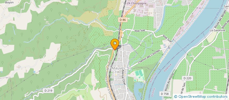 localisation de l'entreprise MADAME MATTEA MORFIN  MAUVES