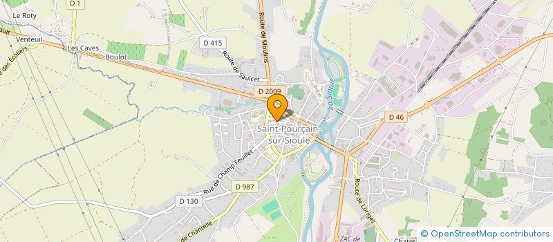 localisation de l'entreprise MADAME MATTHAIOS POULINAKIS  SAINT-POURCAIN-SUR-SIOULE