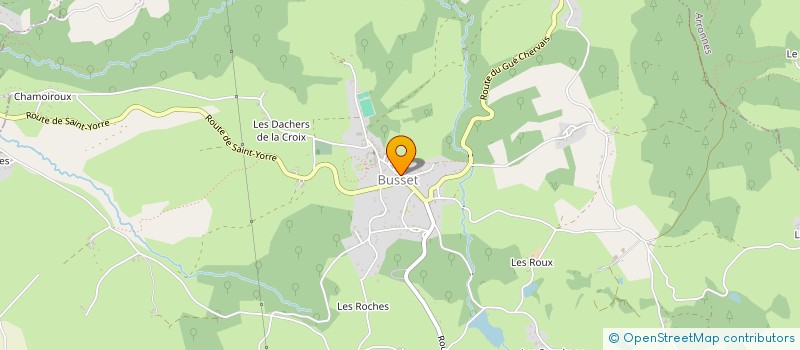 localisation de l'entreprise MADAME MATTY RAPHANAUD  BUSSET