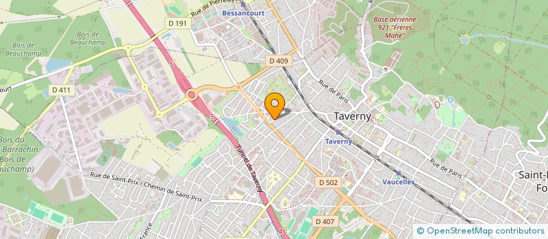 localisation de l'entreprise MADAME MATY NDOYE  TAVERNY