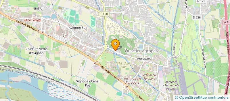 localisation de l'entreprise MADAME MATY SOW  AVIGNON