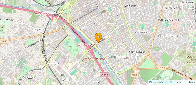 localisation de l'entreprise MADAME MATYLDA BAILLET  REIMS