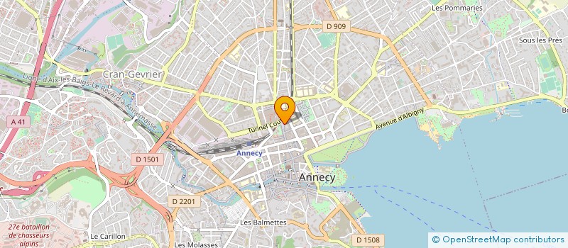 localisation de l'entreprise MADAME MAUD ACHRAM à ANNECY