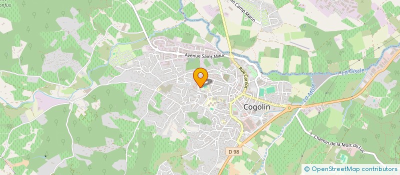 localisation de l'entreprise MADAME MAUD-ALEXANDRA DOUAY à COGOLIN