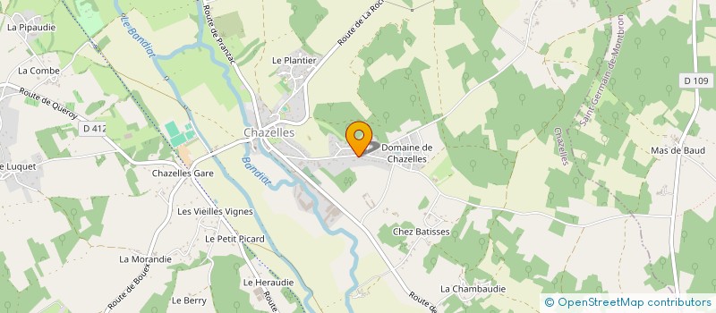 localisation de l'entreprise MADAME MAUD ALLINAND à CHAZELLES