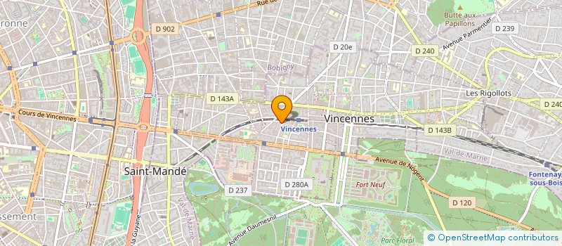 localisation de l'entreprise MADAME MAUD ALOPE à VINCENNES