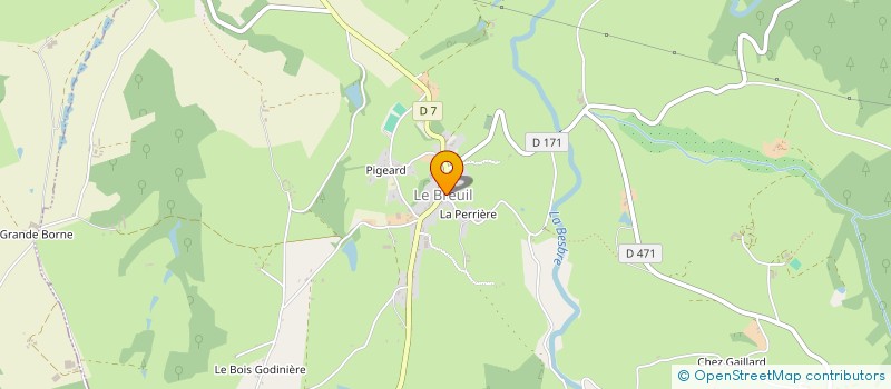 localisation de l'entreprise MADAME MAUD ALVERGNAT  LE BREUIL