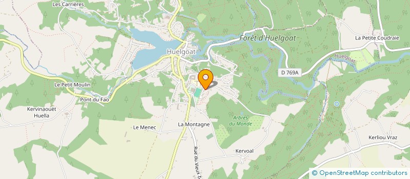 localisation de l'entreprise MADAME MAUD ANELLI  HUELGOAT