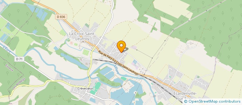 localisation de l'entreprise MADAME MAUD AREVALO  CLEF VALLEE D'EURE