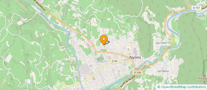 localisation de l'entreprise MADAME MAUD AUBERY  NYONS