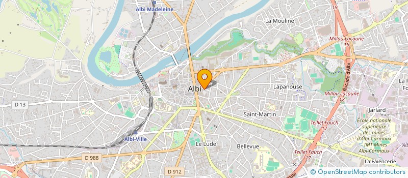 localisation de l'entreprise MADAME MAUD AUFEVRE à ALBI