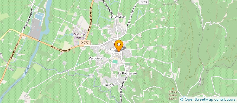 localisation de l'entreprise MADAME MAUD AUGER à SABLET