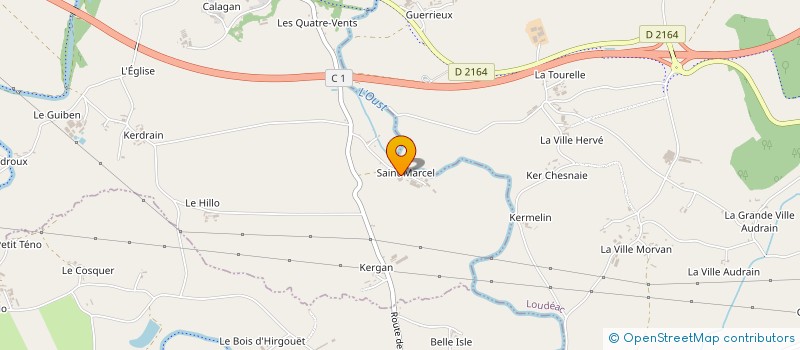 localisation de l'entreprise MADAME MAUD BACHELOT-HOURDIN  SAINT-CARADEC