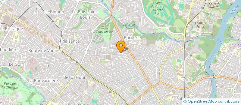 localisation de l'entreprise MADAME MAUD BACHIR-BEY  NANTES