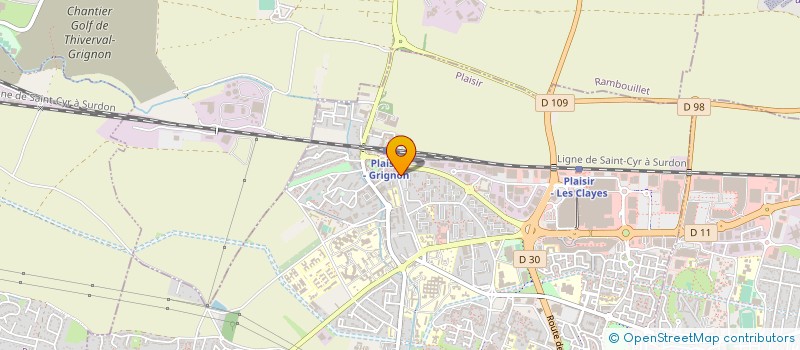 localisation de l'entreprise MADAME MAUD BADER  PLAISIR