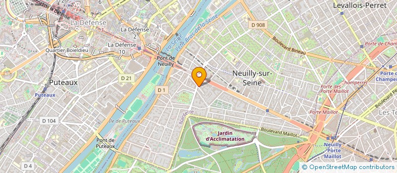 localisation de l'entreprise MADAME MAUD BALLU à NEUILLY-SUR-SEINE