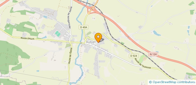 localisation de l'entreprise MADAME MAUD BANEK  AUBIET