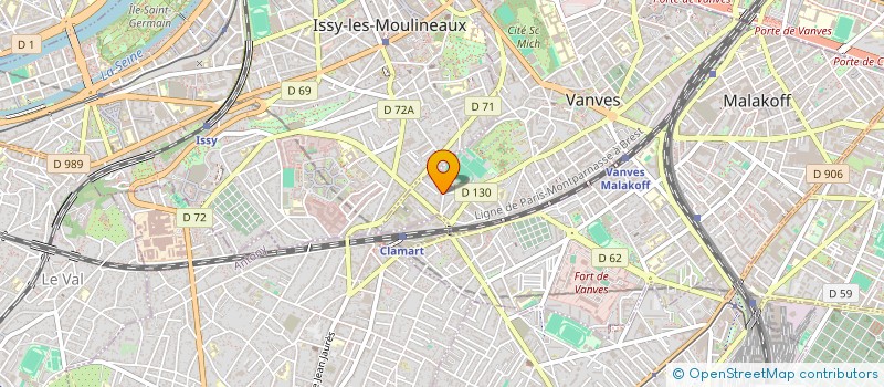 localisation de l'entreprise MADAME MAUD BARNAVON  VANVES