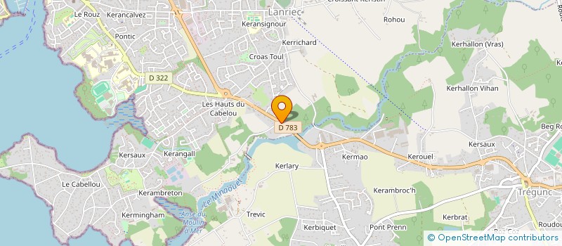 localisation de l'entreprise MADAME MAUD BASSEMENT  CONCARNEAU