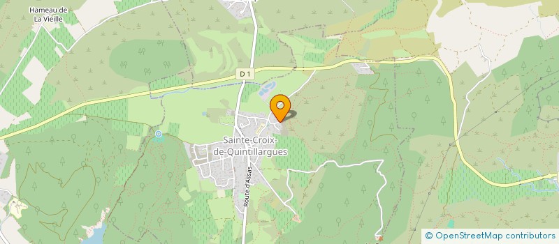 localisation de l'entreprise MADAME MAUD BELLAY  SAINTE-CROIX-DE-QUINTILLARGUES