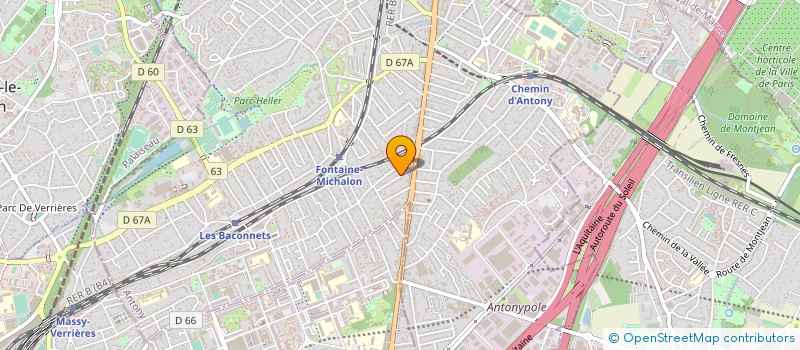 localisation de l'entreprise MADAME MAUD BERGEON à ANTONY