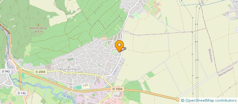 localisation de l'entreprise MADAME MAUD BERTRAND  MARLENHEIM