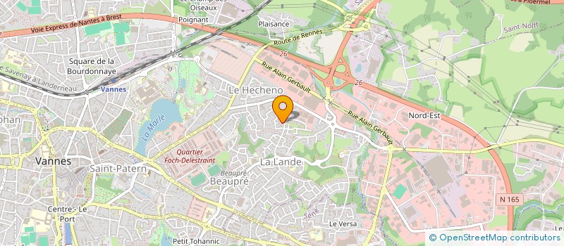 localisation de l'entreprise MADAME MAUD BEUREL à VANNES
