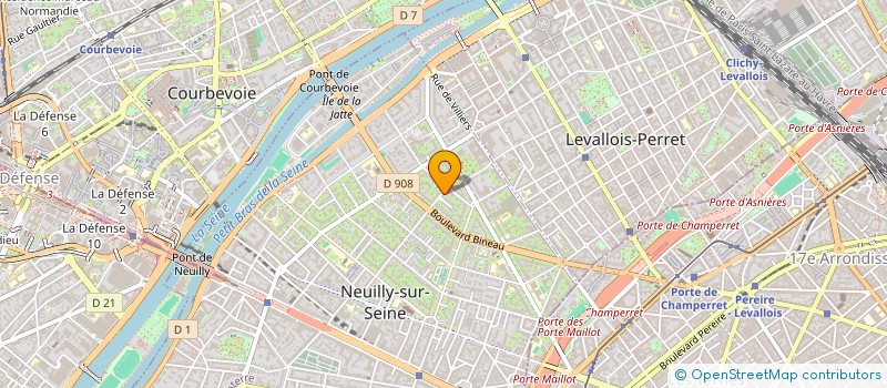 localisation de l'entreprise MADAME MAUD BIGIANI à NEUILLY-SUR-SEINE