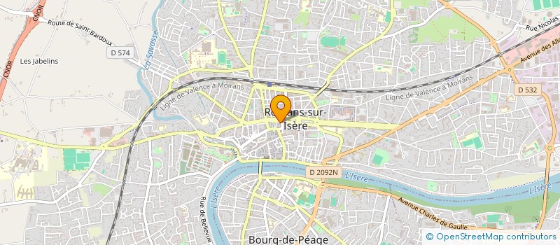 localisation de l'entreprise MADAME MAUD BLAIZAC  ROMANS-SUR-ISERE