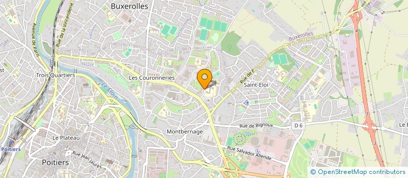 localisation de l'entreprise MADAME MAUD BLONDEAU  POITIERS