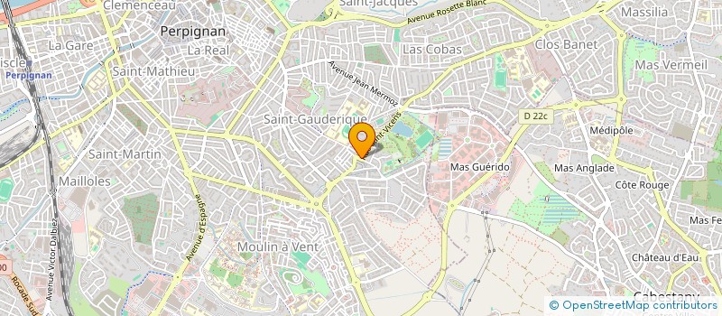localisation de l'entreprise MADAME MAUD BONNAFFOUX  PERPIGNAN