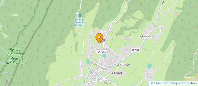 localisation de l'entreprise MADAME MAUD BONNET à AUTRANS-MEAUDRE EN VERCORS