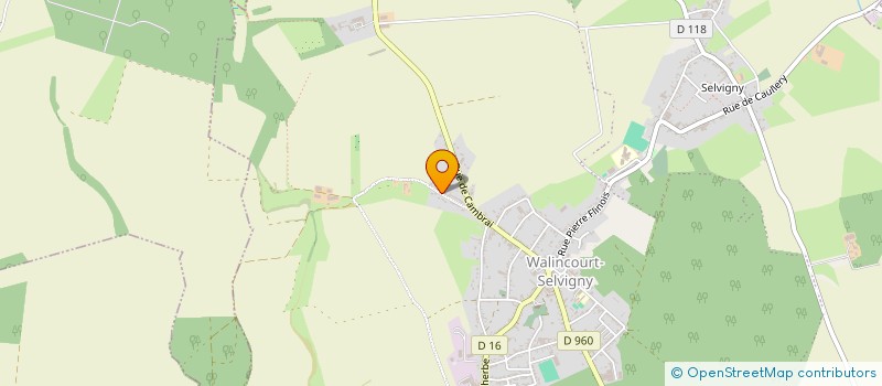 localisation de l'entreprise MADAME MAUD BONVALET  WALINCOURT-SELVIGNY