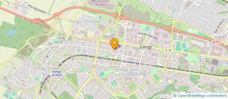 localisation de l'entreprise MADAME MAUD BONZOM  ACHERES-LA-FORET