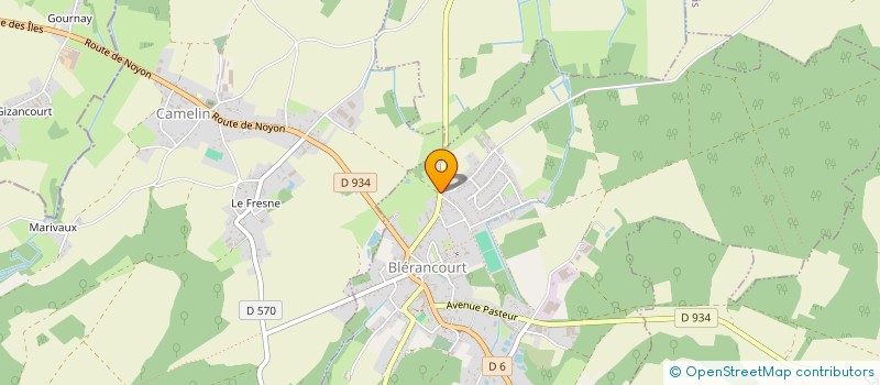 localisation de l'entreprise MADAME MAUD BORSETTI  BLERANCOURT