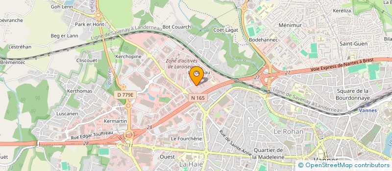 localisation de l'entreprise MADAME MAUD BOSSER à VANNES