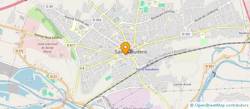 localisation de l'entreprise MADAME MAUD BOUCHER  SAINT-GAUDENS