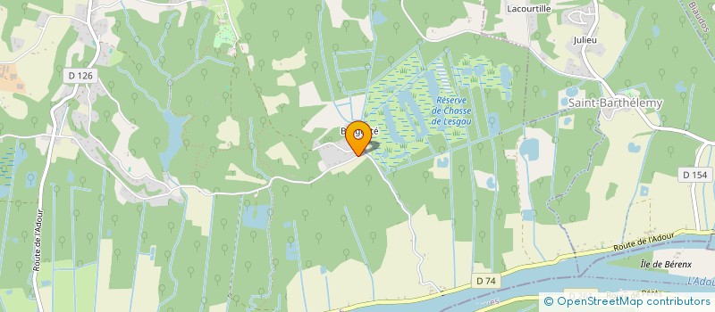 localisation de l'entreprise MADAME MAUD BOUCHER  SAINT-MARTIN-DE-SEIGNANX