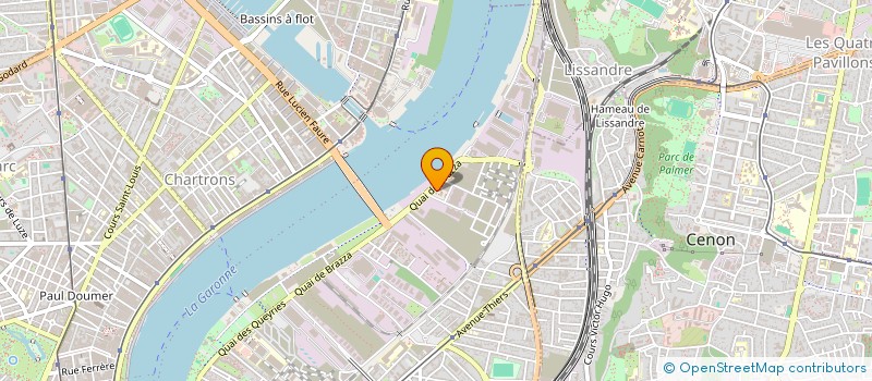 localisation de l'entreprise MADAME MAUD BOUDET  BORDEAUX