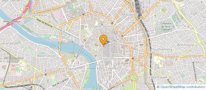 localisation de l'entreprise MADAME MAUD BOUSCATEL  TOULOUSE