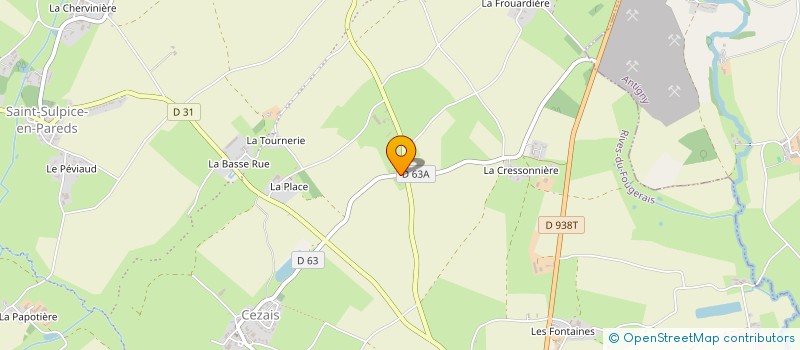 localisation de l'entreprise MADAME MAUD BRABANTS--LEROY  RIVES-DU-FOUGERAIS