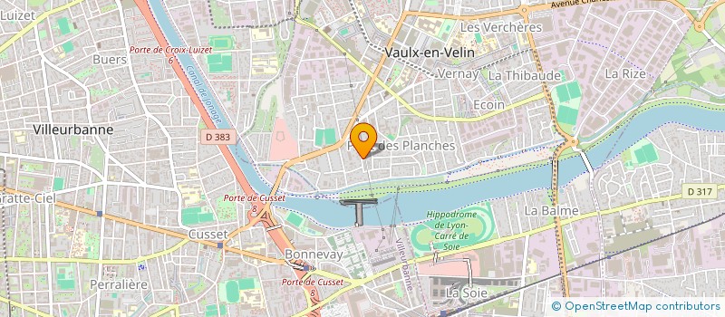 localisation de l'entreprise MADAME MAUD BRUHAT  VAULX-EN-VELIN