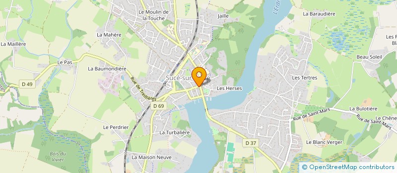 localisation de l'entreprise MADAME MAUD BUCAS  SUCE-SUR-ERDRE