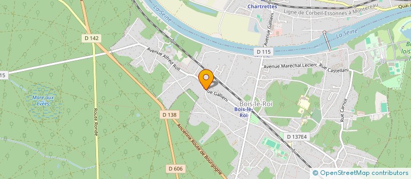 localisation de l'entreprise MADAME MAUD BUQUET  BOIS-LE-ROI