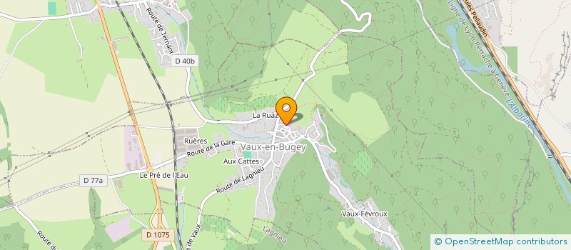 localisation de l'entreprise MADAME MAUD CAGNIN à VAUX-EN-BUGEY